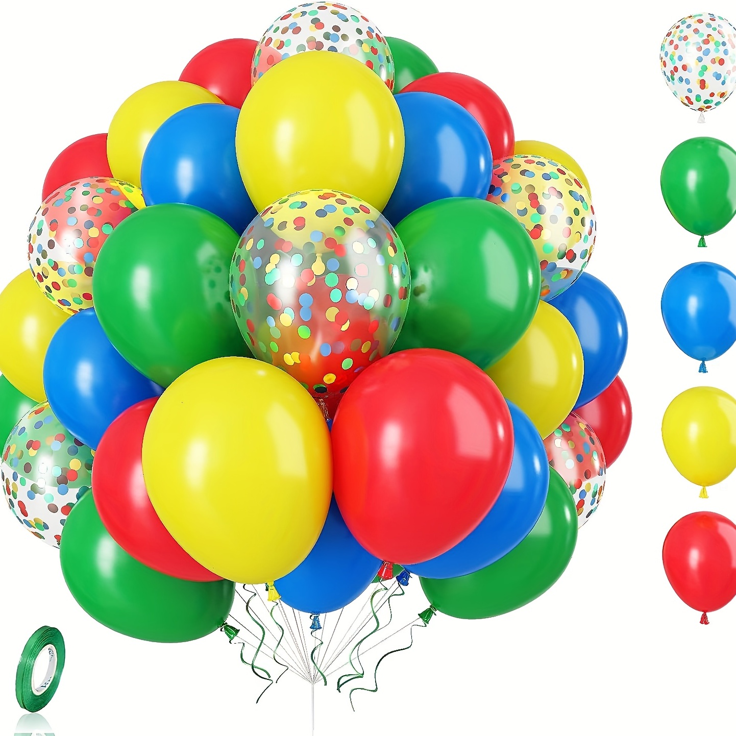 100 globos verdes, globos de látex verde de 12 pulgadas, calidad
