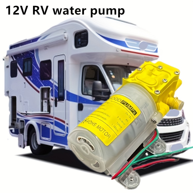 Pompe à eau auto-amorçante, pompe sur tuyau 12v, pompe a eau 12v camping  car pompe