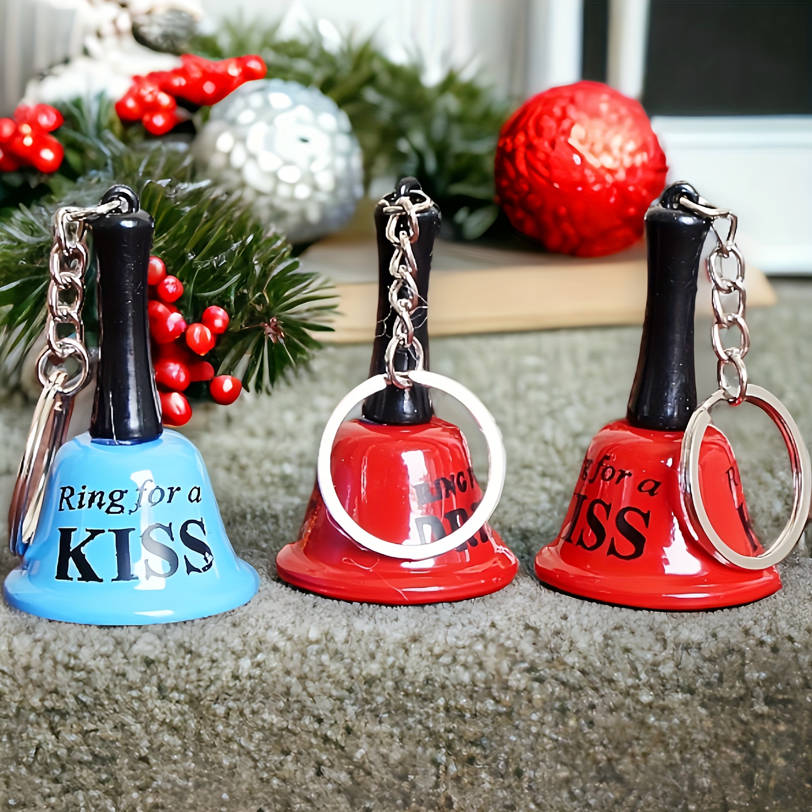 Ring For A Kiss Ornament Bell