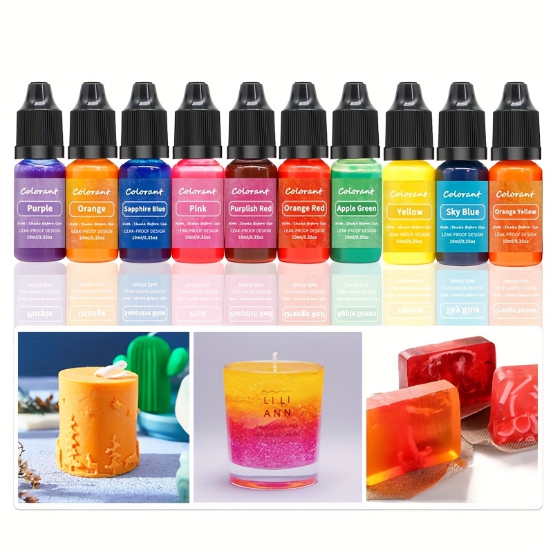 Candle Dye 26 Bright Colors Liquid Candle Dye for Soy Wax Beeswax