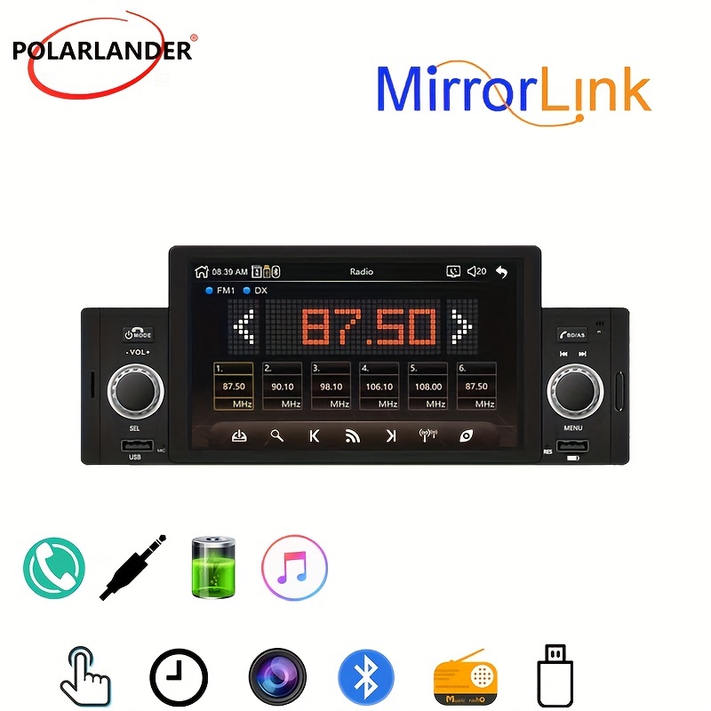 7inch Car Radio Stereo Receiver FM MP5 Mirror Link Player