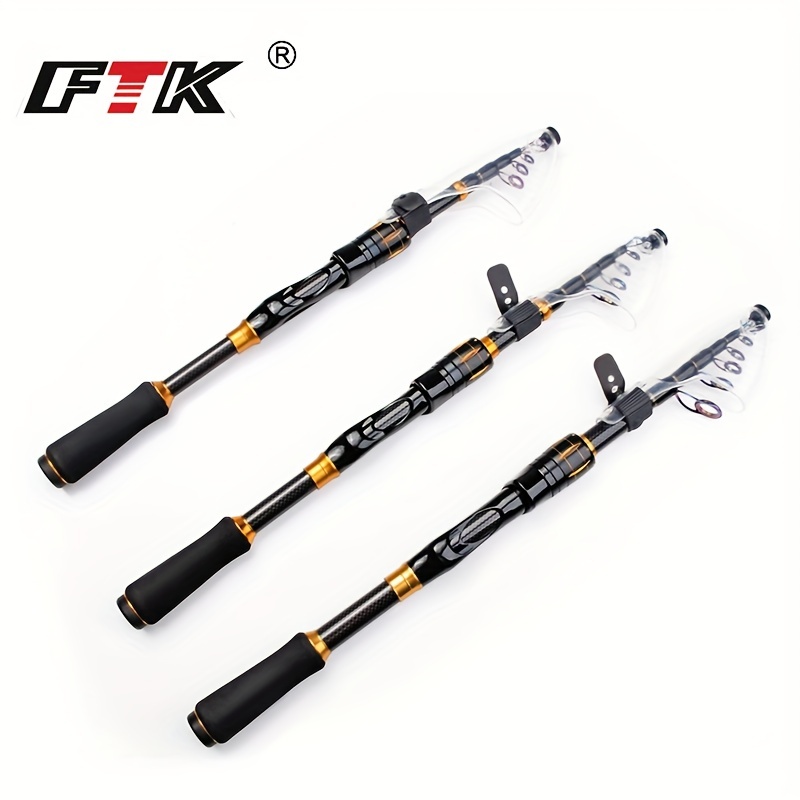 Portable Telescopic Fishing Rod Lightweight Carbon Fiber - Temu