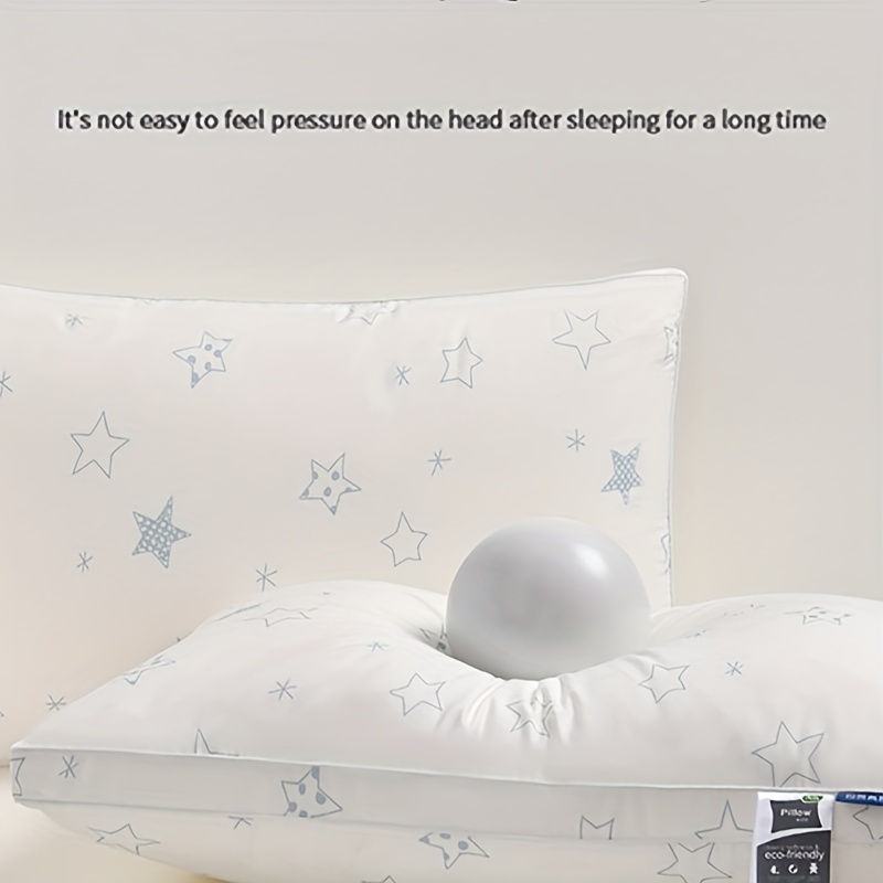 Soft Long Pillows For Sleeping Fluffy Fiber Filled - Temu