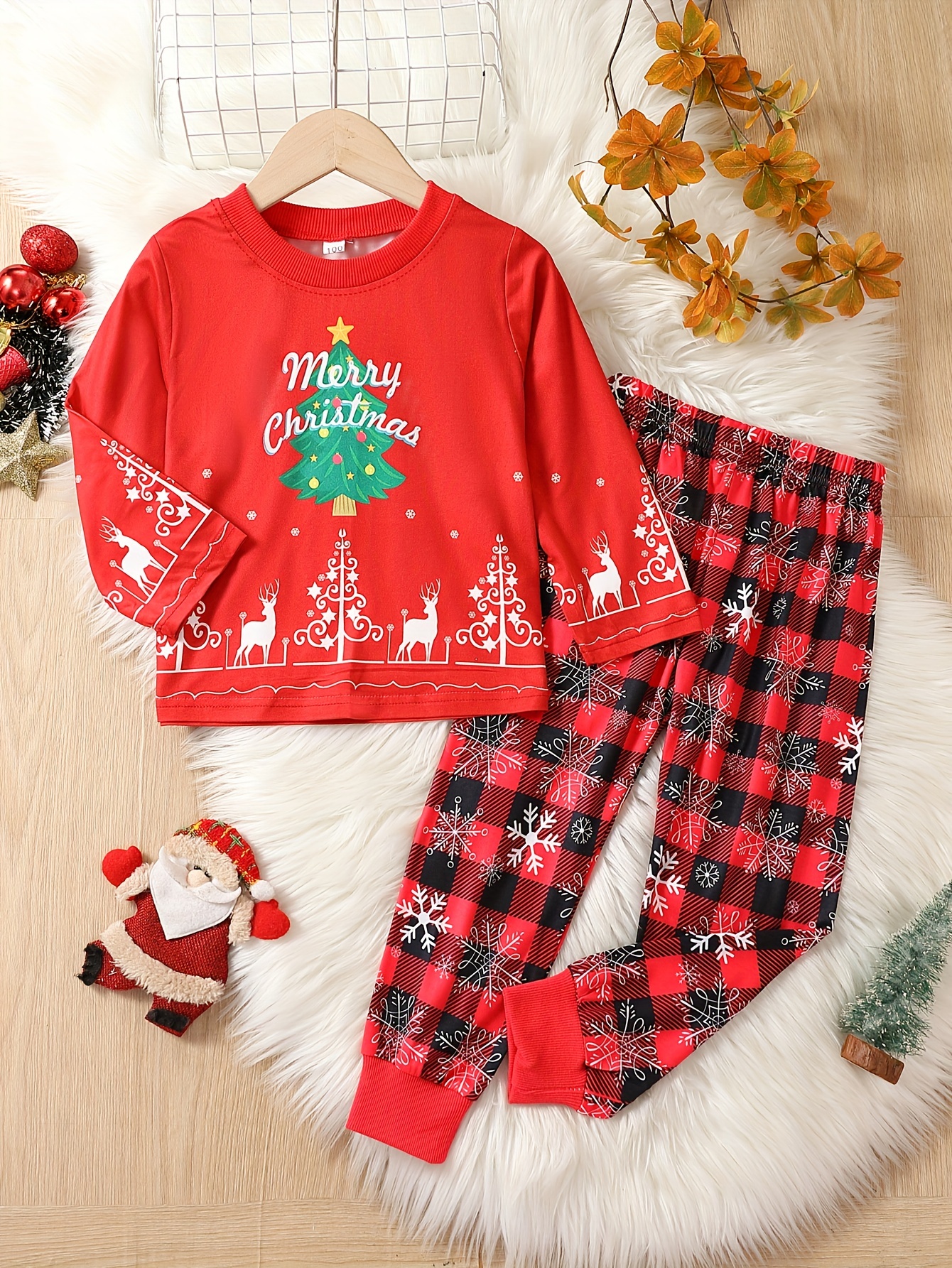Christmas Women's Pajama Set Cute Soft Blouse Pajama Tops - Temu