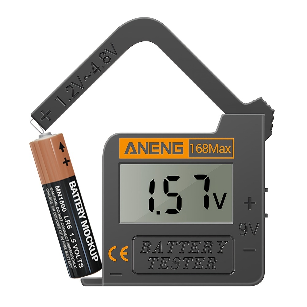 ANENG 168Max comprobador de pilas de baterias battery tester probador de  baterias medidor pilas comprobador pilas