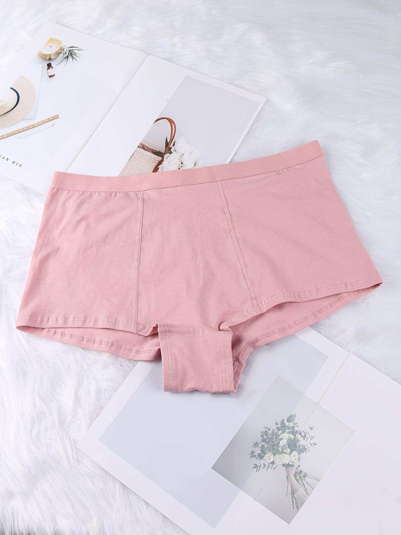 3 Pcs/lot Women's Underpants Soft Cotton Panties Girls Solid