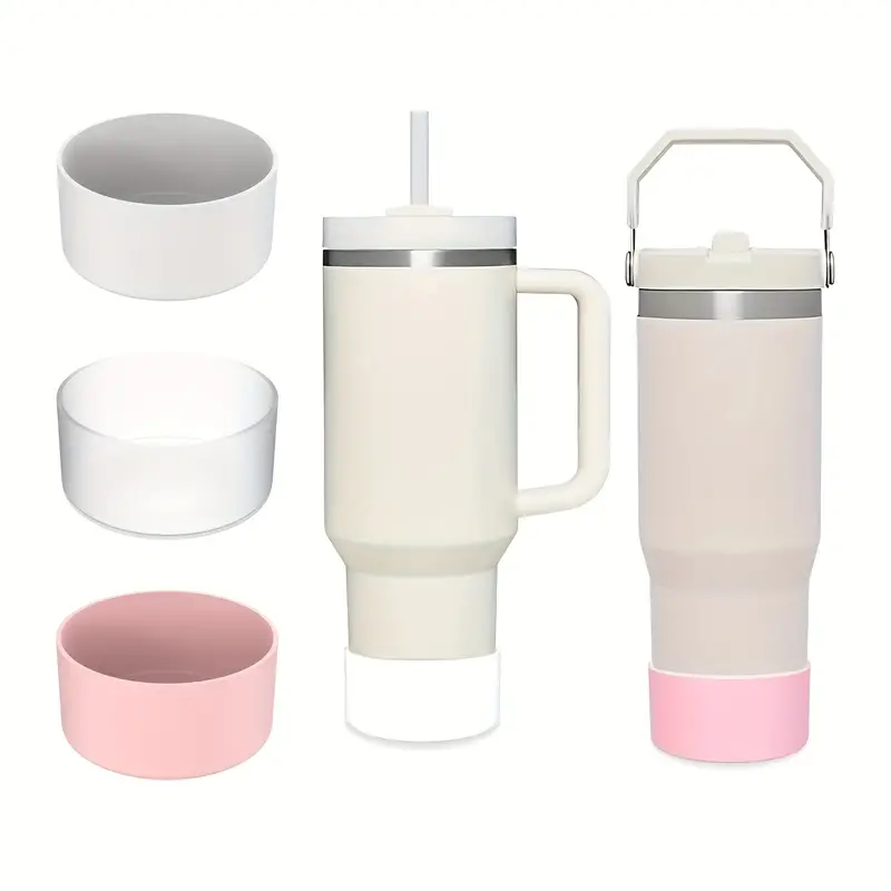 Silicone Boot For Stanley Tumbler, Protective Bottom Sleeve Cover Cup  Accessories Summer Winter - Temu