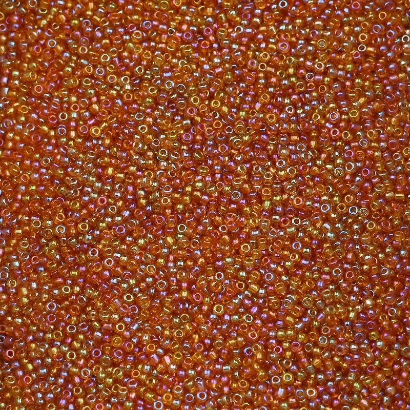 Colorful AB Plated Glass Seed Beads for Handmade Jewelry