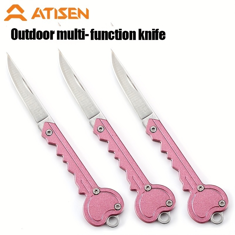 Creative Feather Folding Knife Cute Gadget Pocket Knife Girl Self-defense  Outdoor Fruit Knife Keychain Mini Knife Kitchen Tools - AliExpress