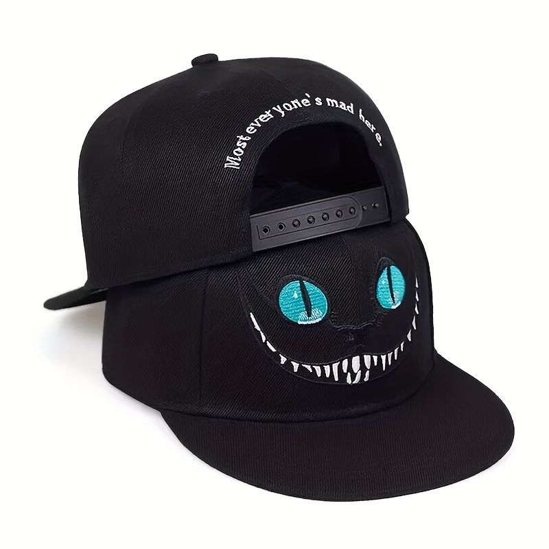 Cat Ears Baseball Cap With Glasses - Aesthetic Clothes Shop