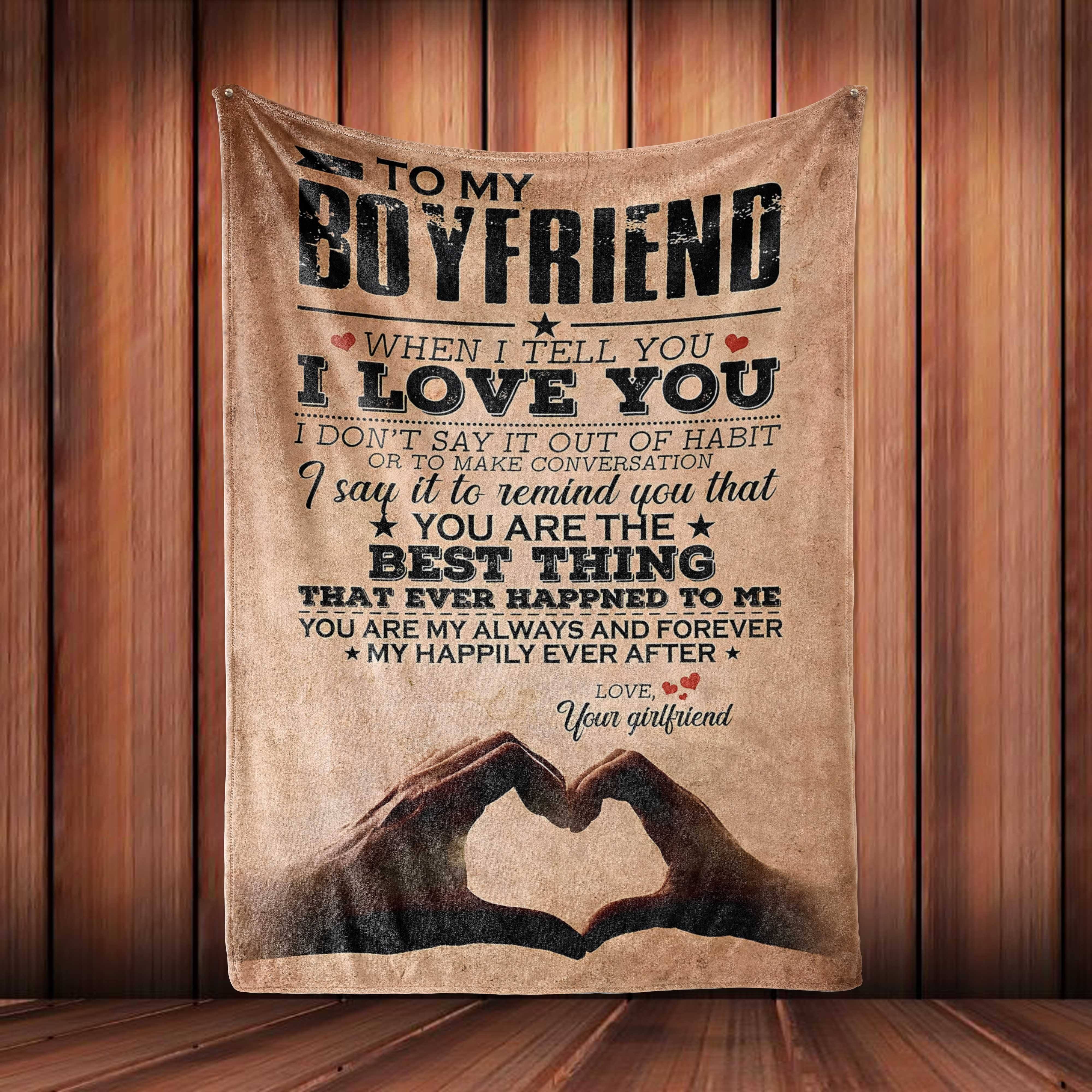 Gifts For Boyfriend Blanket For Boyfriend From Girlfriend - Temu