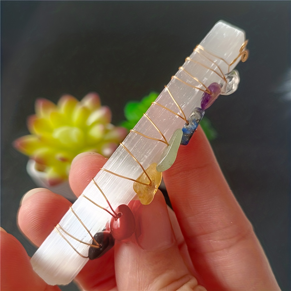 Wire wrapped store selenite