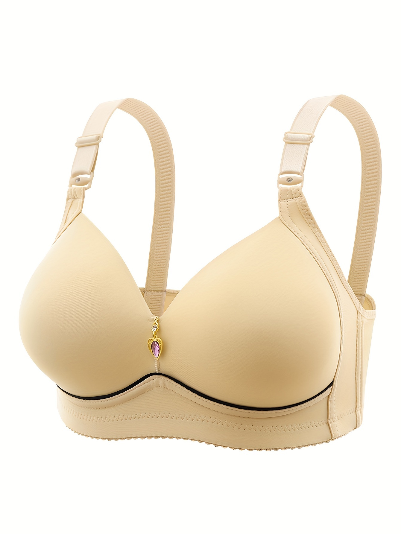  PRETTYWELL Comfortable Bras, Seamless Wire Free