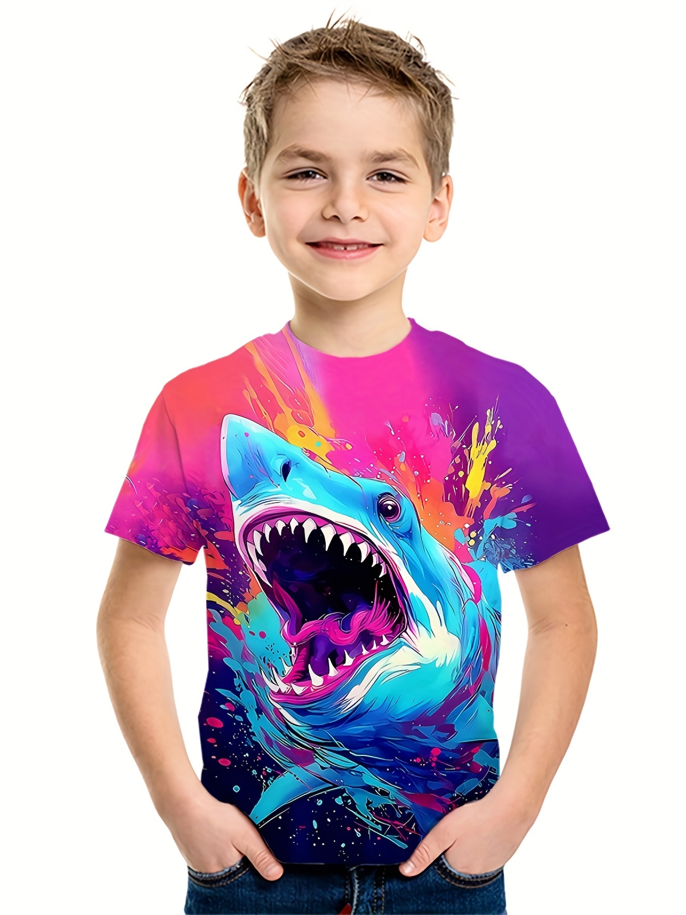 Street Sharks Tee Tie-dye Street Sharks Cartoon Street 