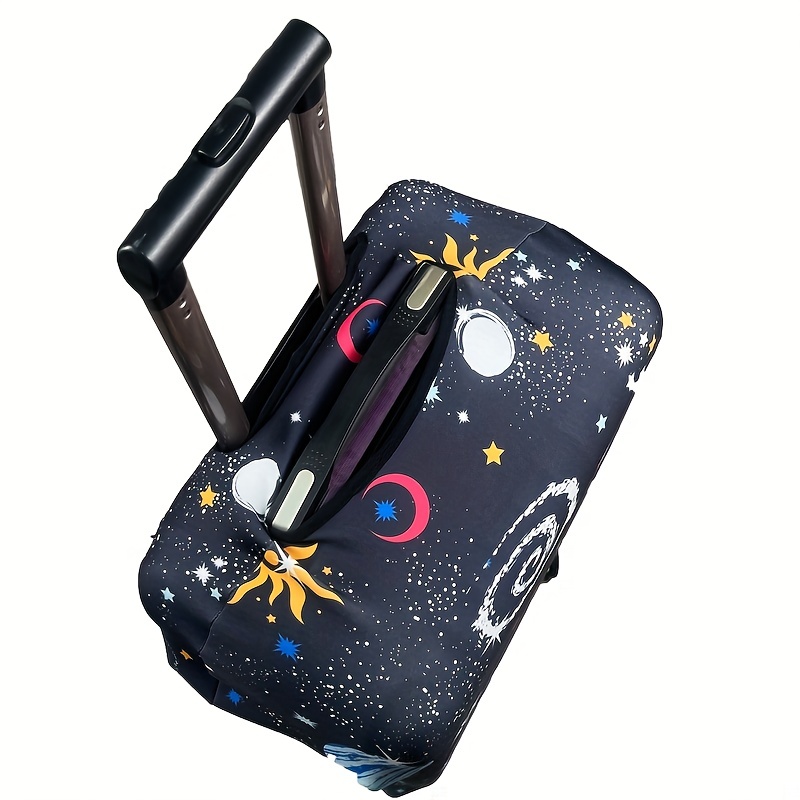 Space Pattern Luggage Case Cover Elastic Protector Travel