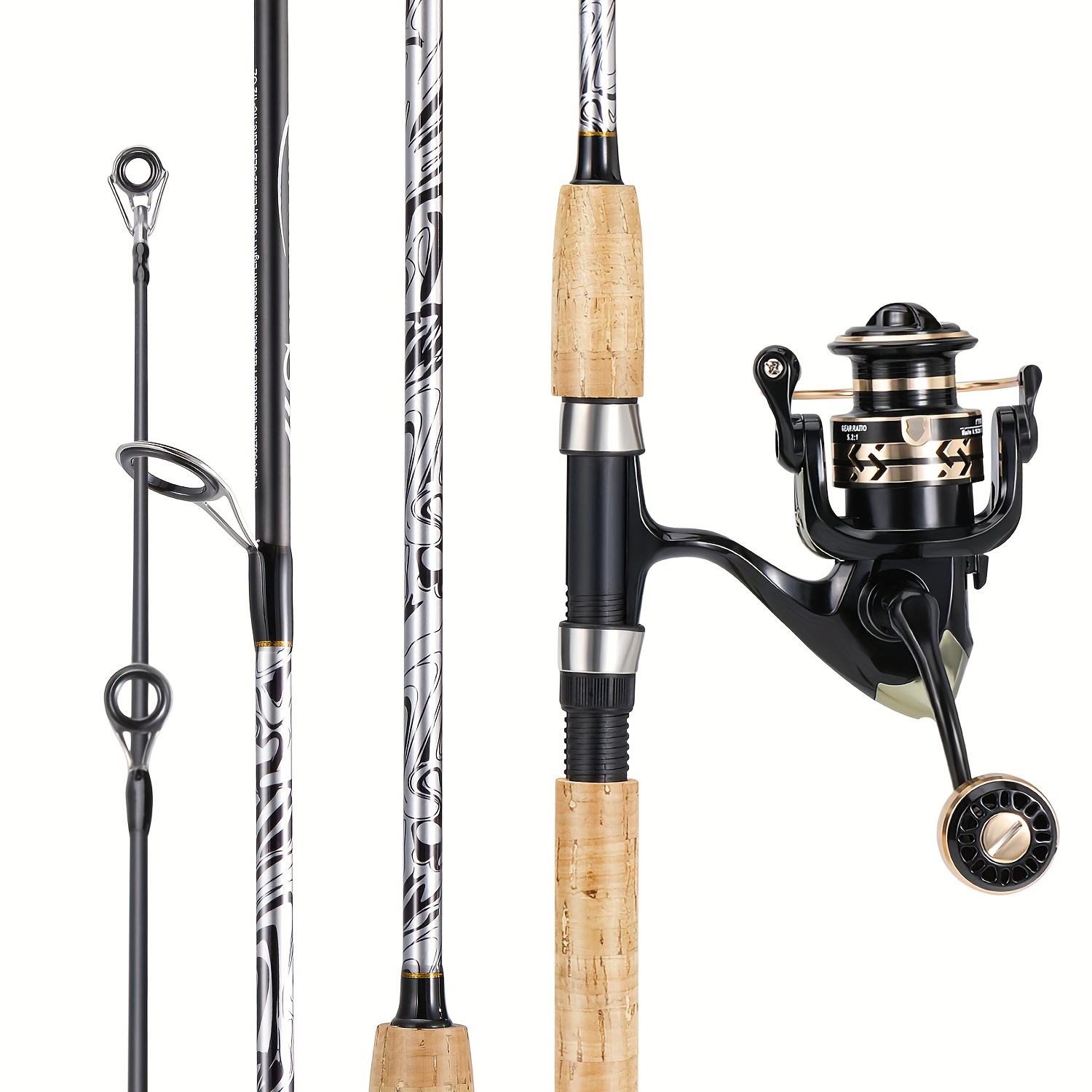 Sougayilang Fishing Rod Reel Combo Including 2 Sections - Temu Canada