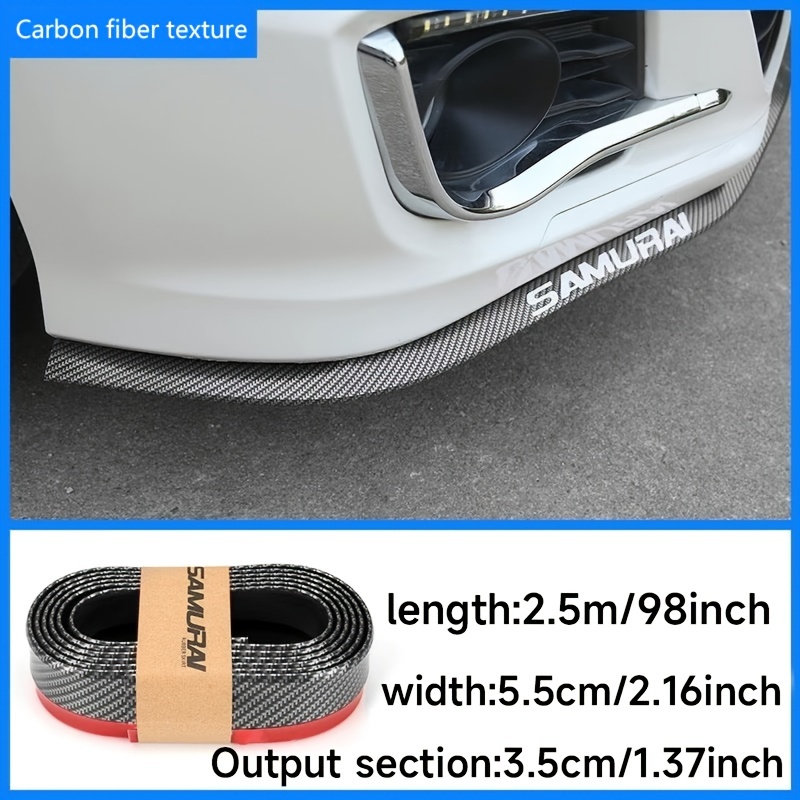 Auto Carbon Faser Leisten Streifen Weiche Gummi Streifen DIY Auto