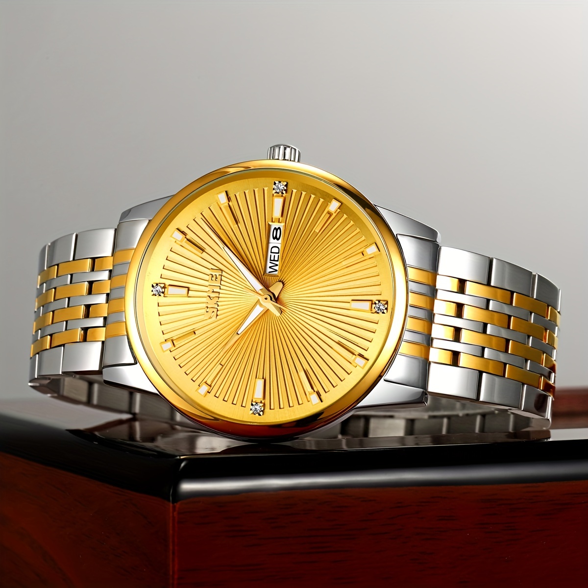 OLEVS Relojes económicos para mujer, reloj analógico de cuarzo para  negocios, de acero inoxidable, clásico, impermeable, reloj de pulsera único  con