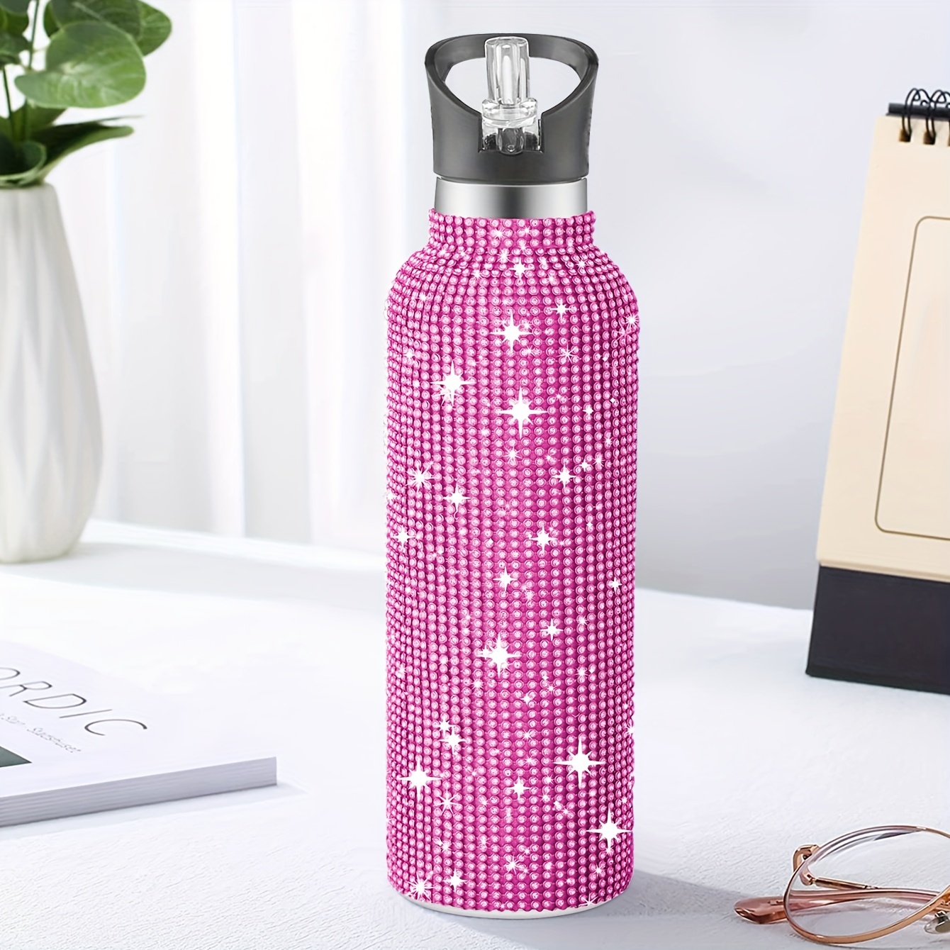 Multi Color Bling Water Bottle Rhinestone Diamond - Temu