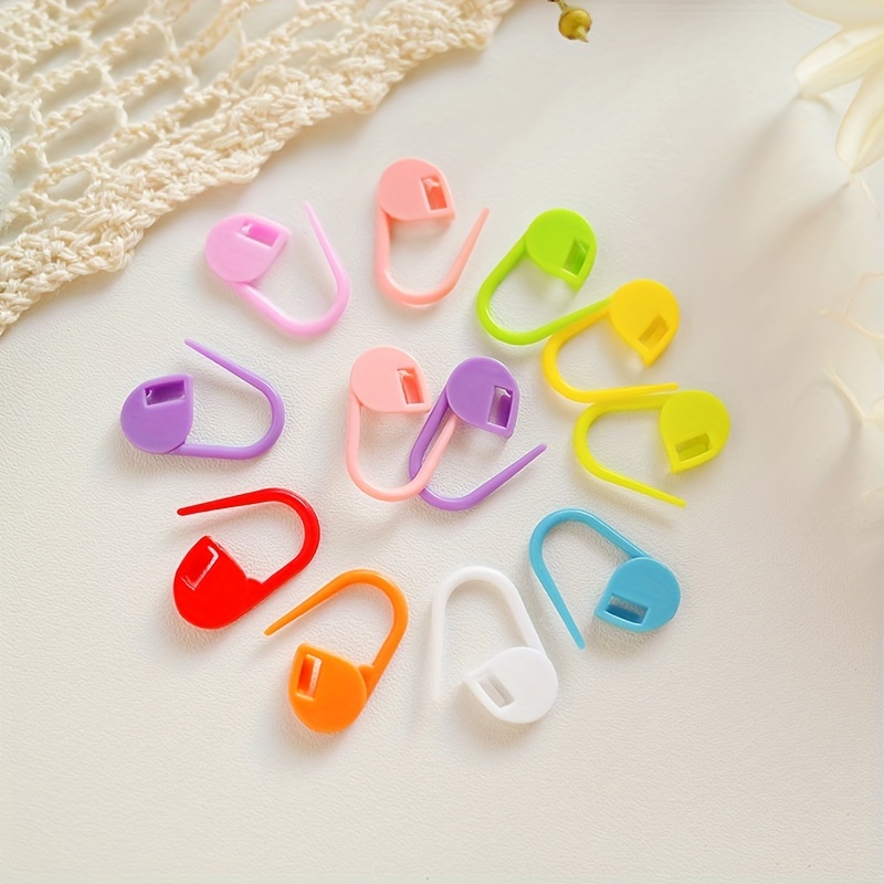 100pcs Marker Buckle Mixed Color Locking Stitch - Temu