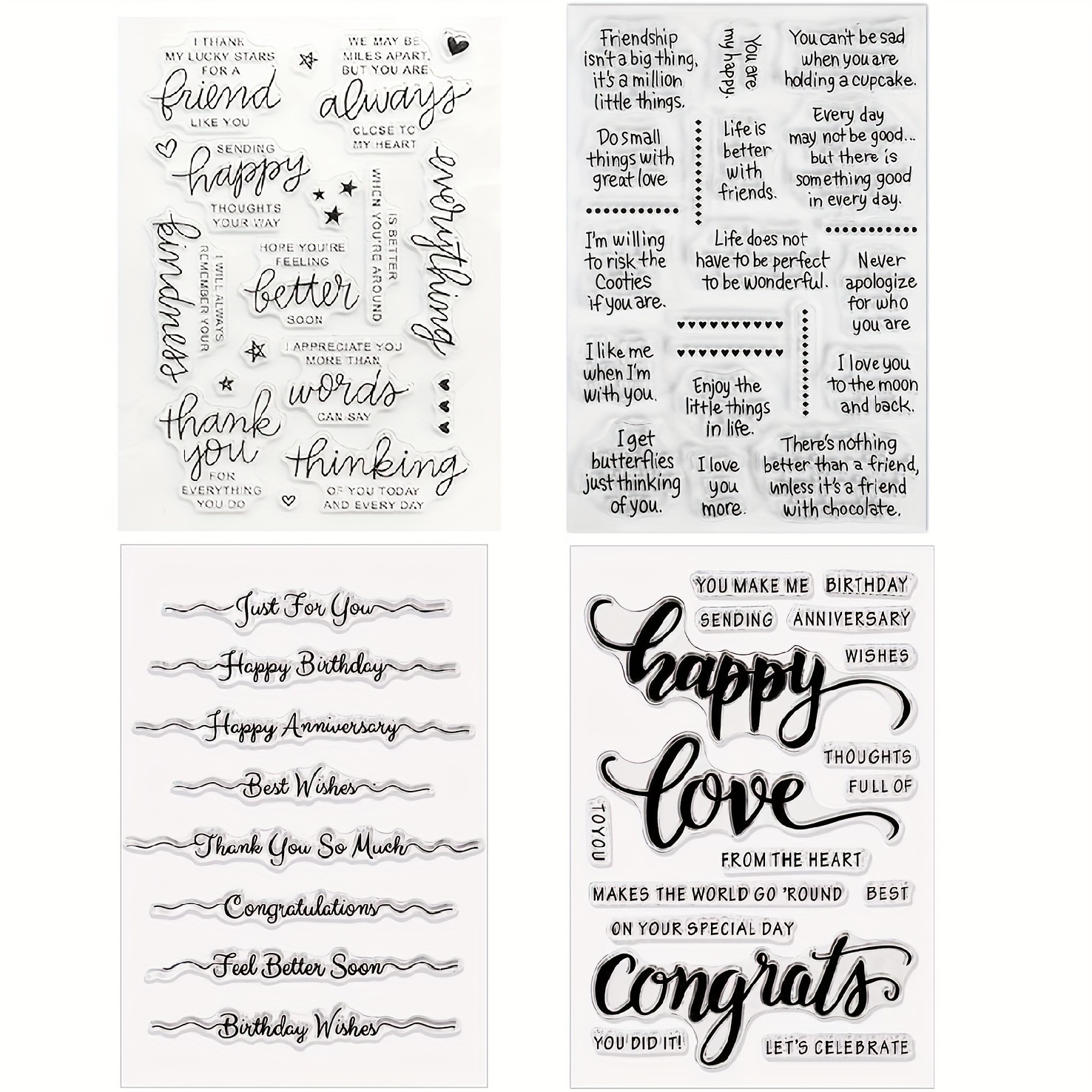 Qoiseys Never Stop Believing Clear Silicone Stamps for Card Making, Clear  Rubber Stamps for DIY Scrapbooking Photo Album Seal Stamps Embossing Album  Decor Craft - Yahoo Shopping