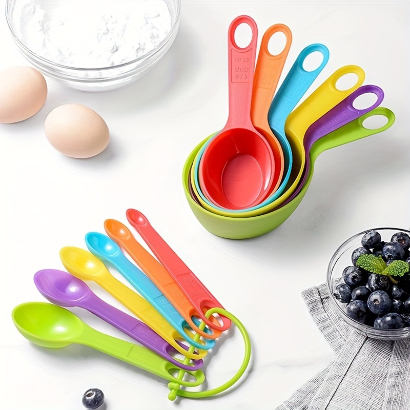 Cucchiai dosatori in plastica multifunzione da cucina ingrediente