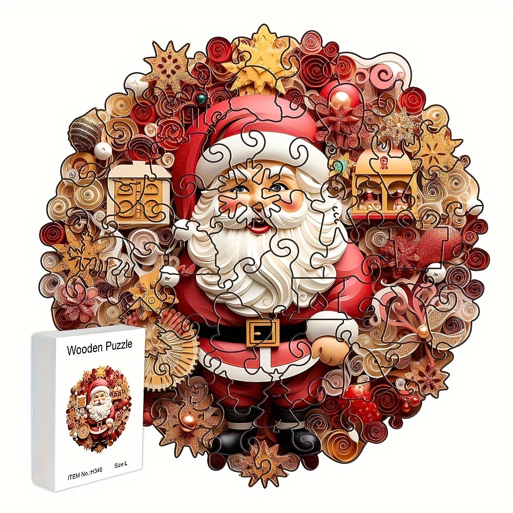 Puzzle En Bois Box Cadeau Arbre De La Vie Puzzle De Forme Irrégulière Beau  Cadeau Cadeau De Noël Puzzle De Jeu Difficile Interactif Et Personnel De  Réduction De Stress Pour Adulte Et