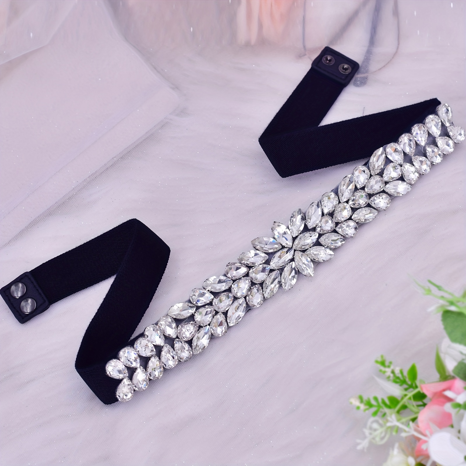 diamond corset belt