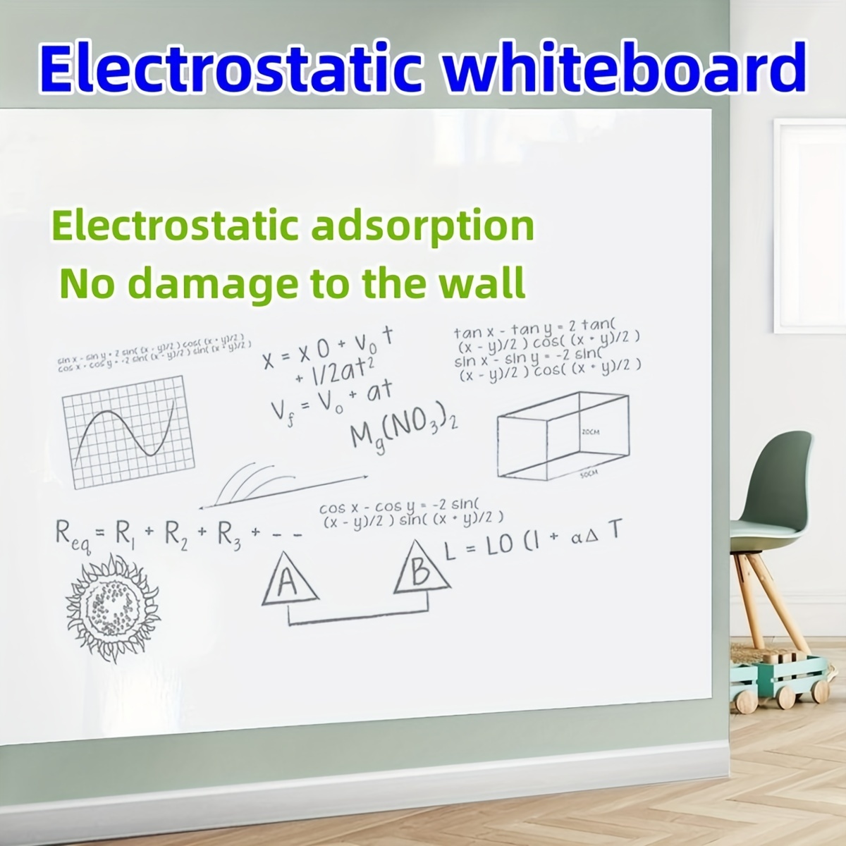 Whiteboard Sticker For Wall Whiteboard Wall Paper Peel And Stick, White  Board Stick On Wall, Dry Erase Contact Paper Adhesive Poster Board  Whiteboard