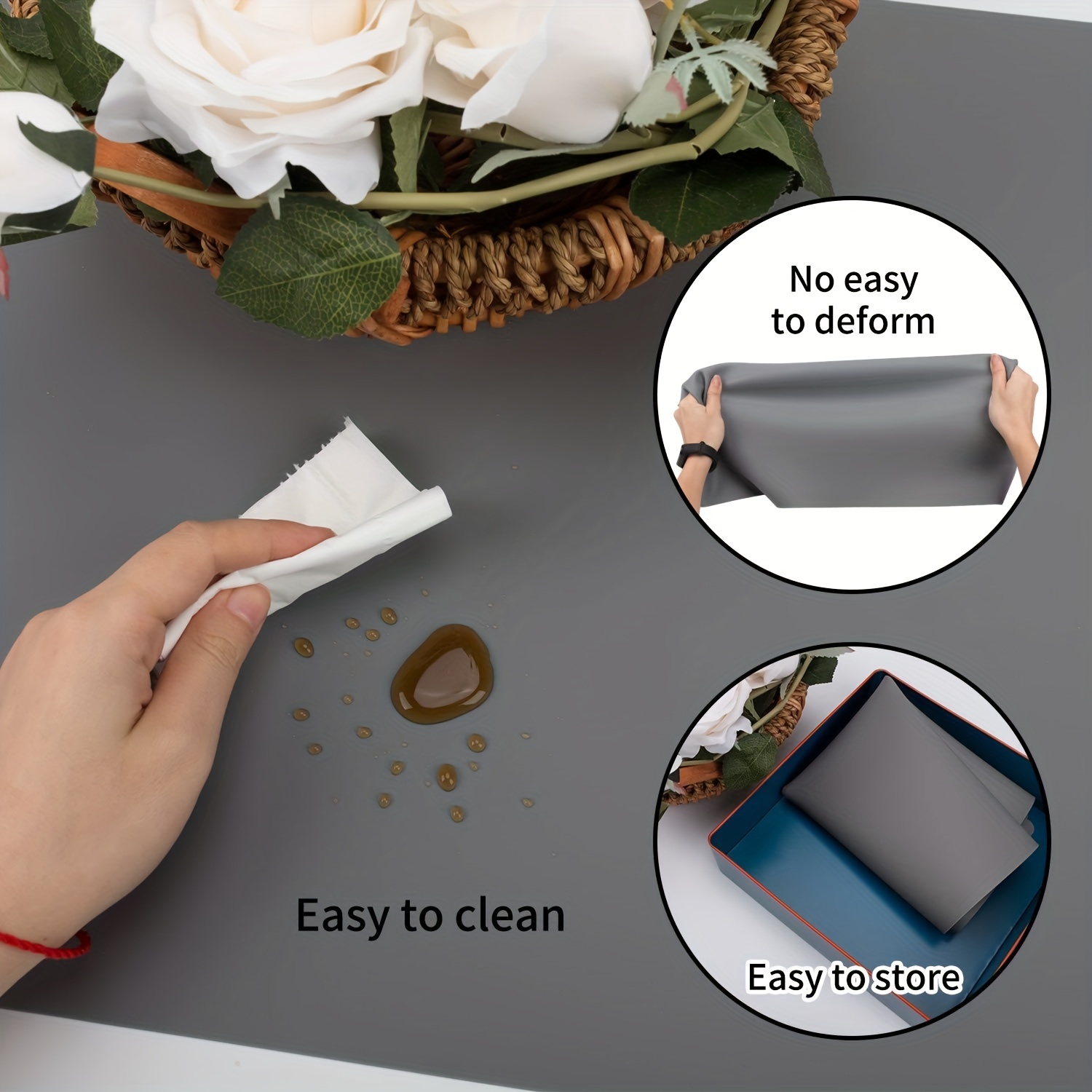 Extra Large Silicone Countertop Mat Silicone Table Mat Kitchen