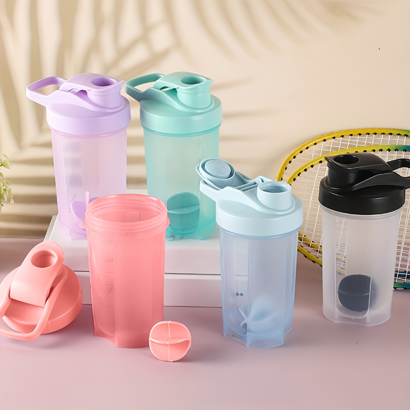 Blender Shaker Bottle w. BPA free, Leak Proof, Embossed Ounce & Milliliter  Markings ,Best Shaker Bot…See more Blender Shaker Bottle w. BPA free, Leak