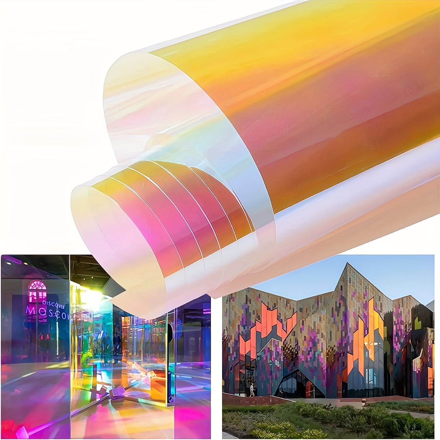 Chameleon Blue Color Window Film VLT58% Rainbow Effect Iridescent