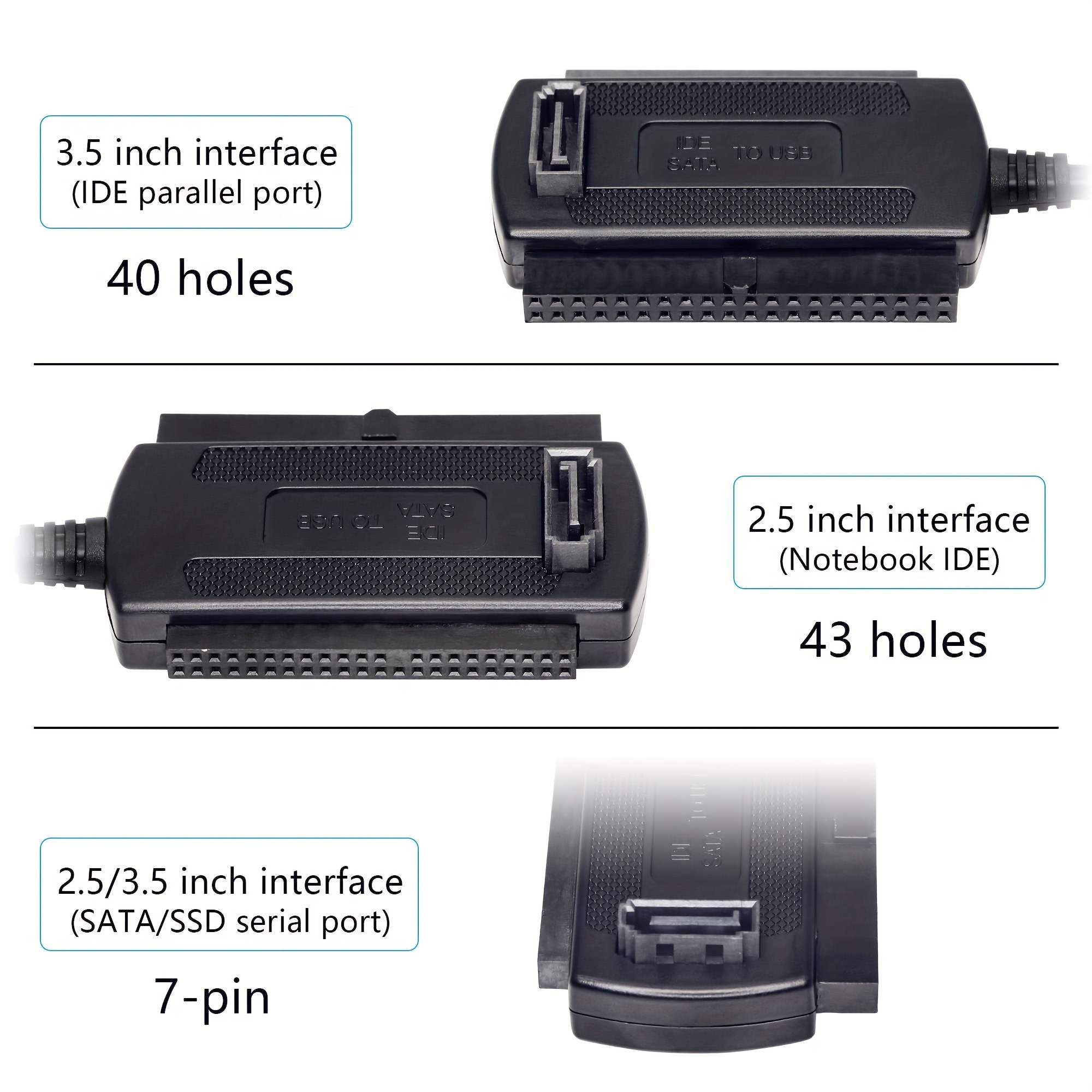 Adaptateur USB TO Sata & IDE ?2.5 & 3.5
