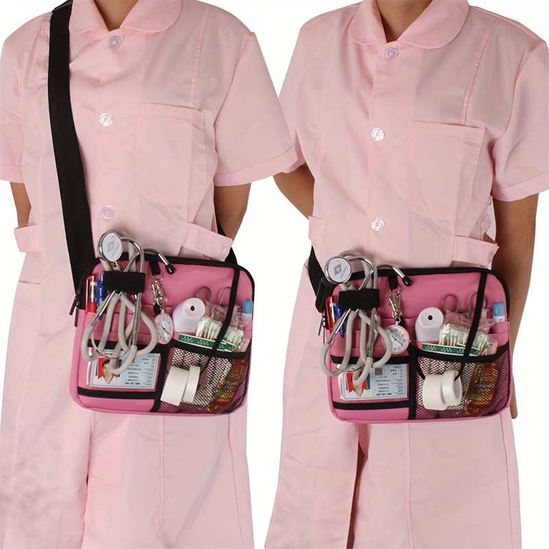 White Nurse Needle Pattern Nurse Waist Bag With Medical Equipment Pocket  Nurse Tool Pouch Pack For Stethoscope And Other Medical Supplies, Shop On  Temu And start Saving