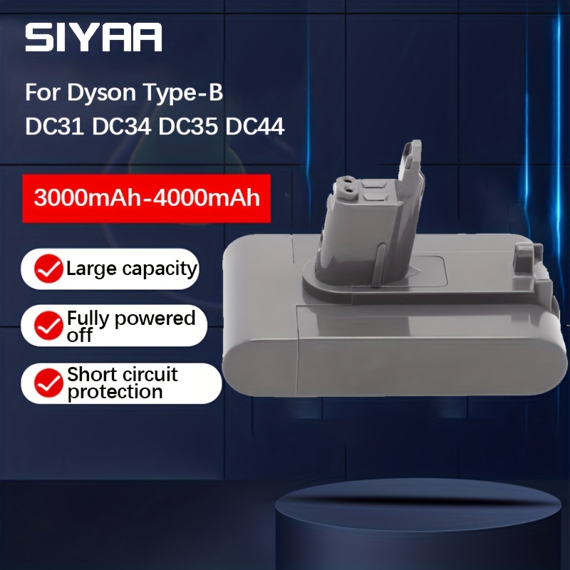 Batterie de rechange adaptée pour aspirateur-balai Dyson V8 - 21,6 V  6000mAh - V8 