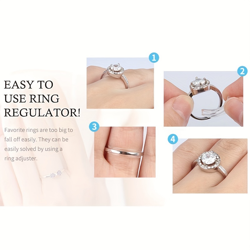 Invisible Ring Size Adjuster, Ring Sizer Jewelry Reducer