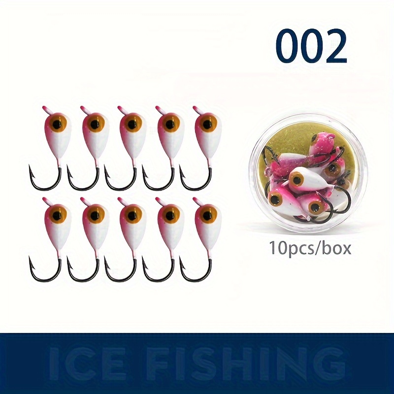 Ice Fishing Hook Mini Lead Hook Bionic Fishing Lure Ice - Temu