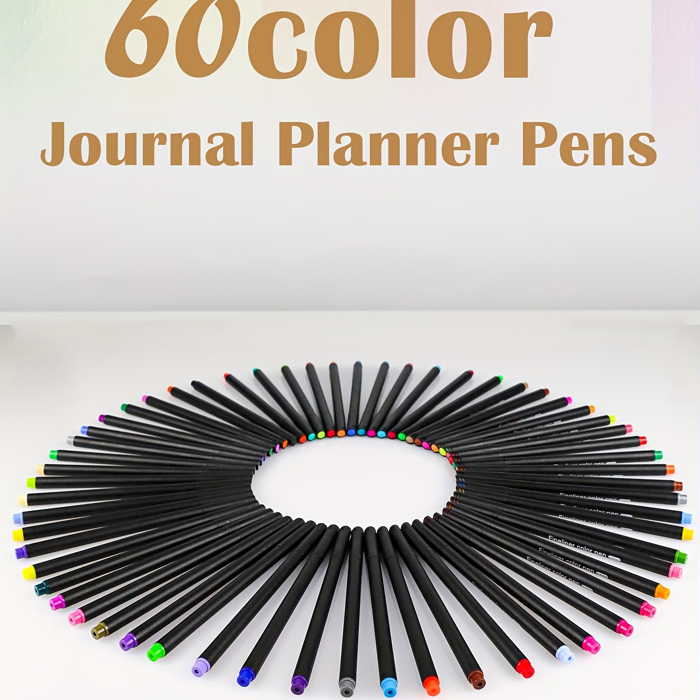 12/24/36/48/60 Colors Journal Planner Pens, Colored Pens Fine Point Markers  Drawing Pens Porous Fineliner Pen For Writing Note Taking Calendar Coloring  Art Office Back To School Supplies - Temu