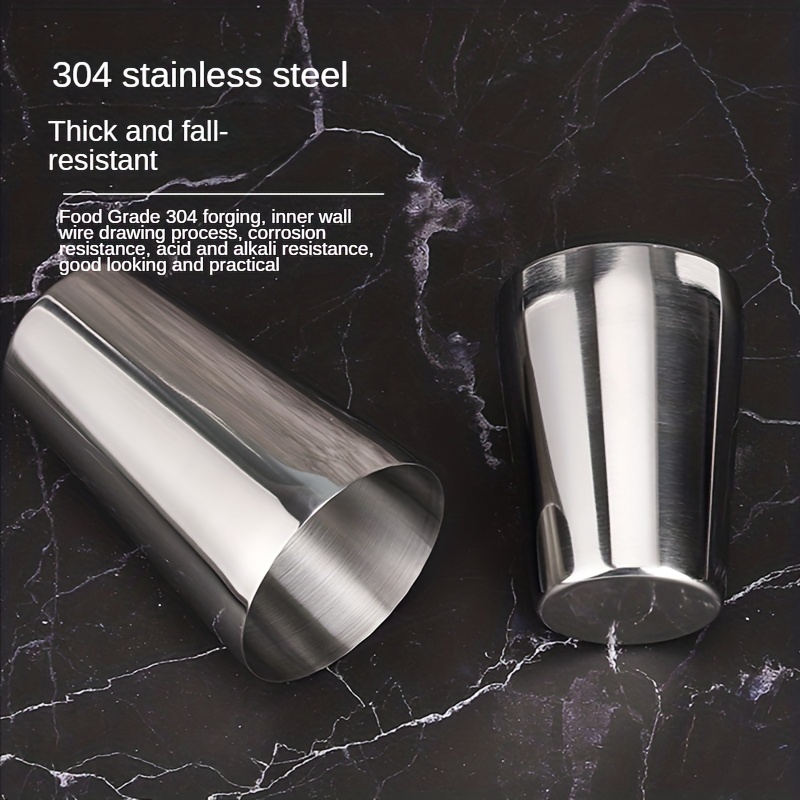 Boston Shaker Cocktail Shakers Stainless Steel Shaker Cup - Temu