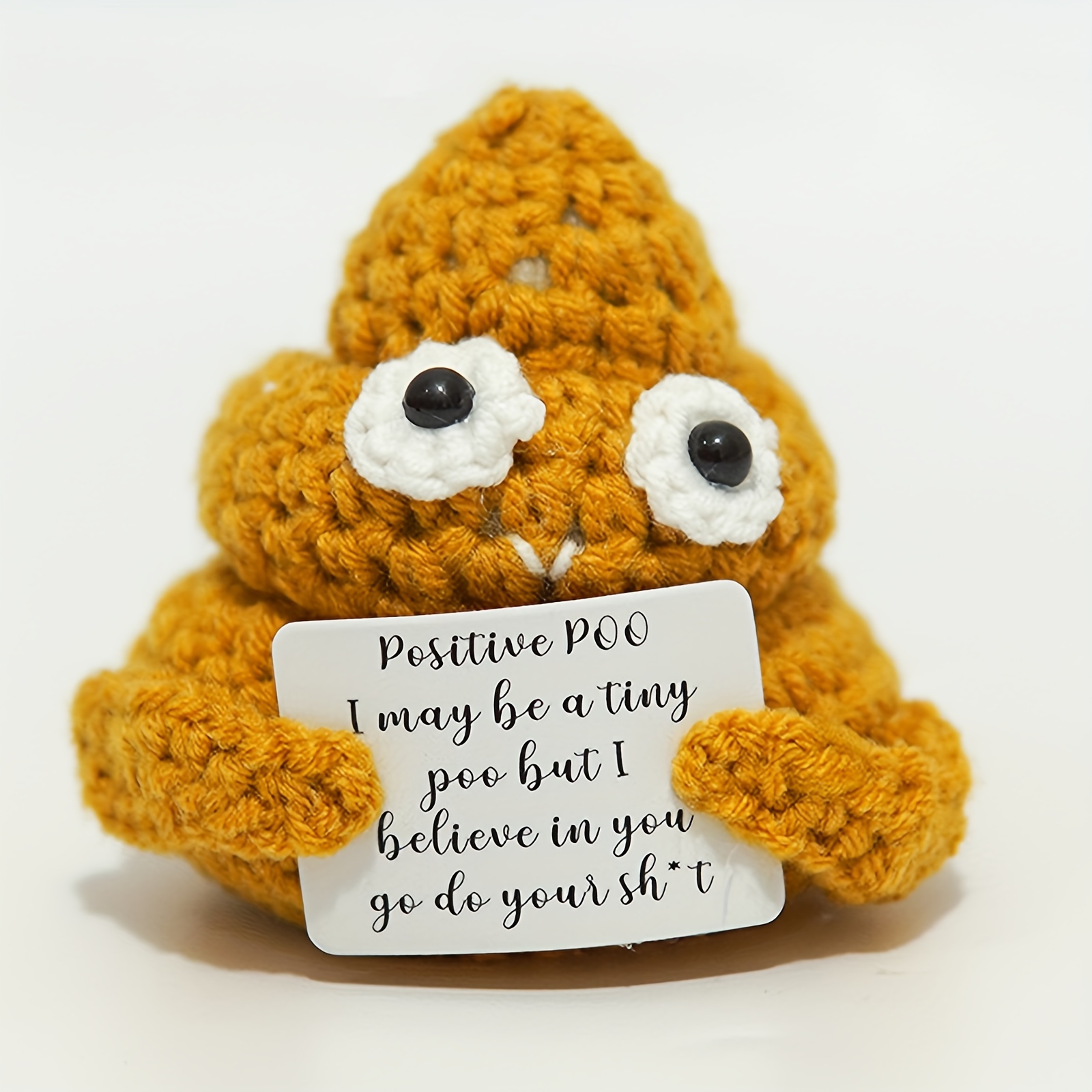 Funny Gifts Mini Positive Poop Cute And Funny White Elephant - Temu
