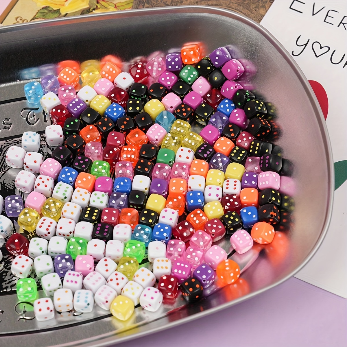 40pcs Beads for Jewelry Making Bracelet Necklace DIY Pens