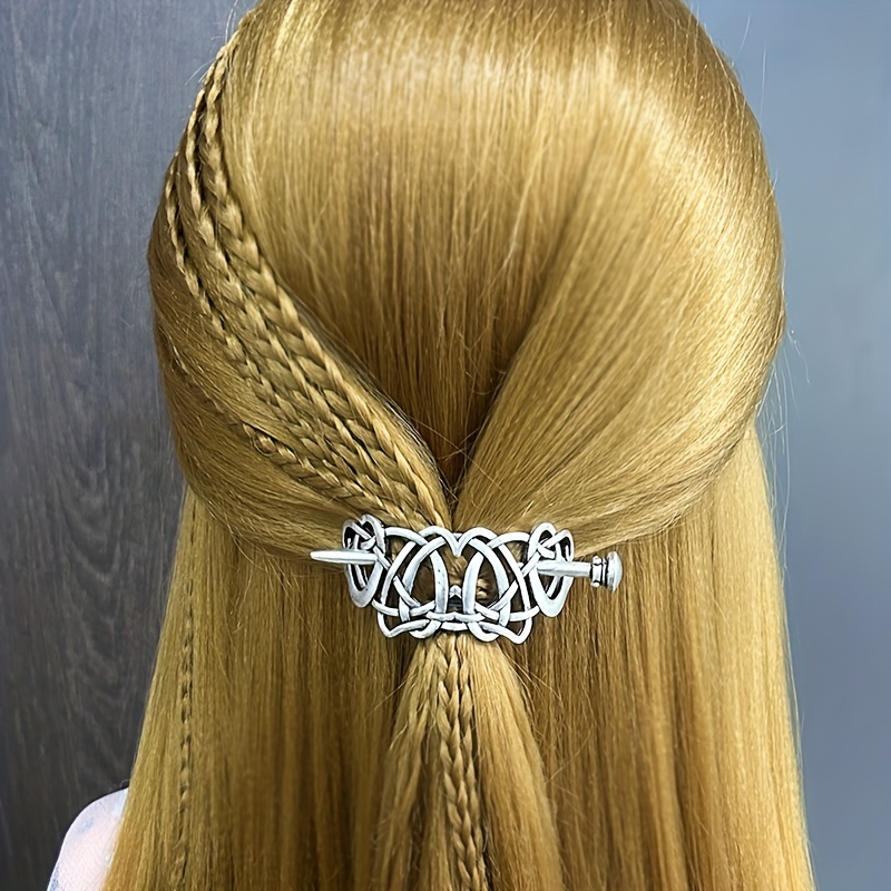 1 Stk. Haarspange - Wikinger Temu Keltische Stab Haarspange Germany