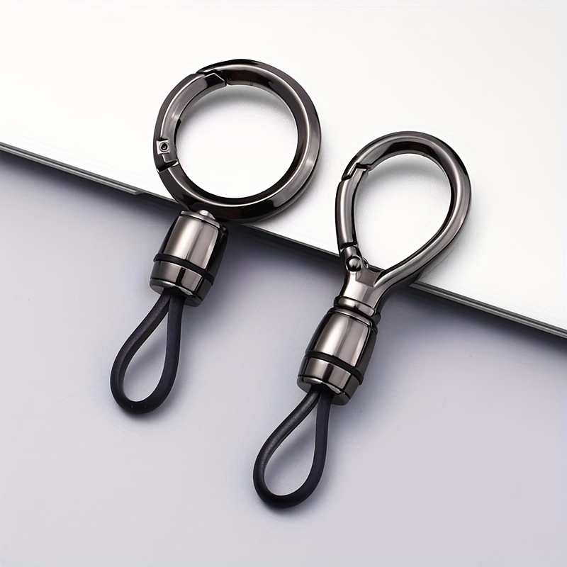 Car Double-headed Creative Metal Waist Keychain Key Chain Buckle Key Ring  For Men And Women Gift