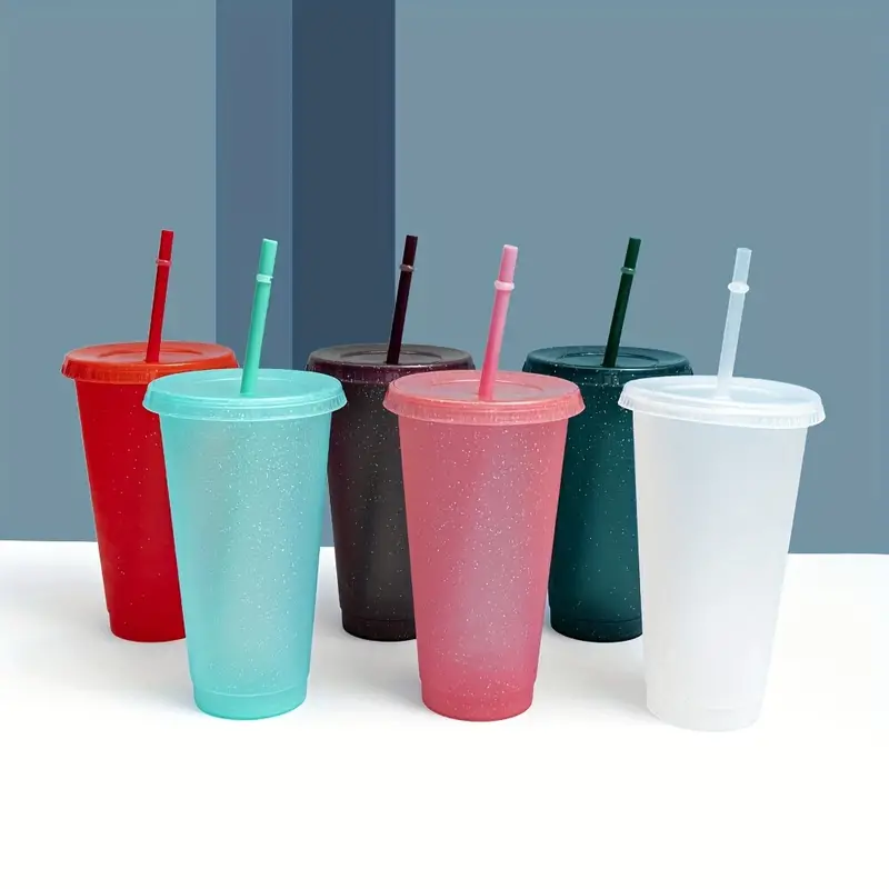 Portable Reusable Plastic Tumbler With Lid: The Perfect - Temu