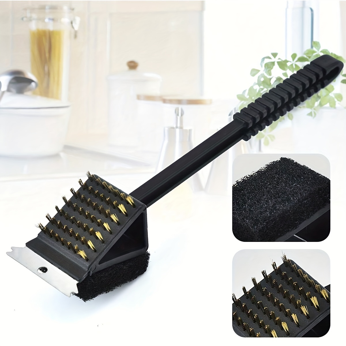 Stainless Steel BBQ Grill Scraper - Grill Brush Bristle Free -The for —  Grill Parts America
