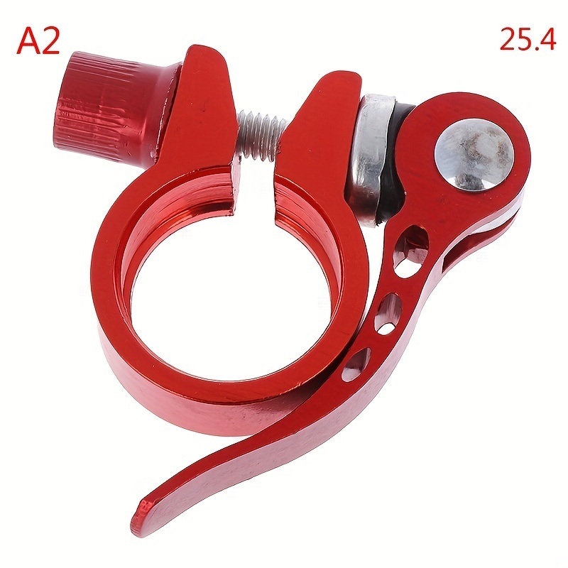 

Upgrade Your Bike Ride With This 25.4-34.9mm Aluminum Quick Release Seatpost Clamp!