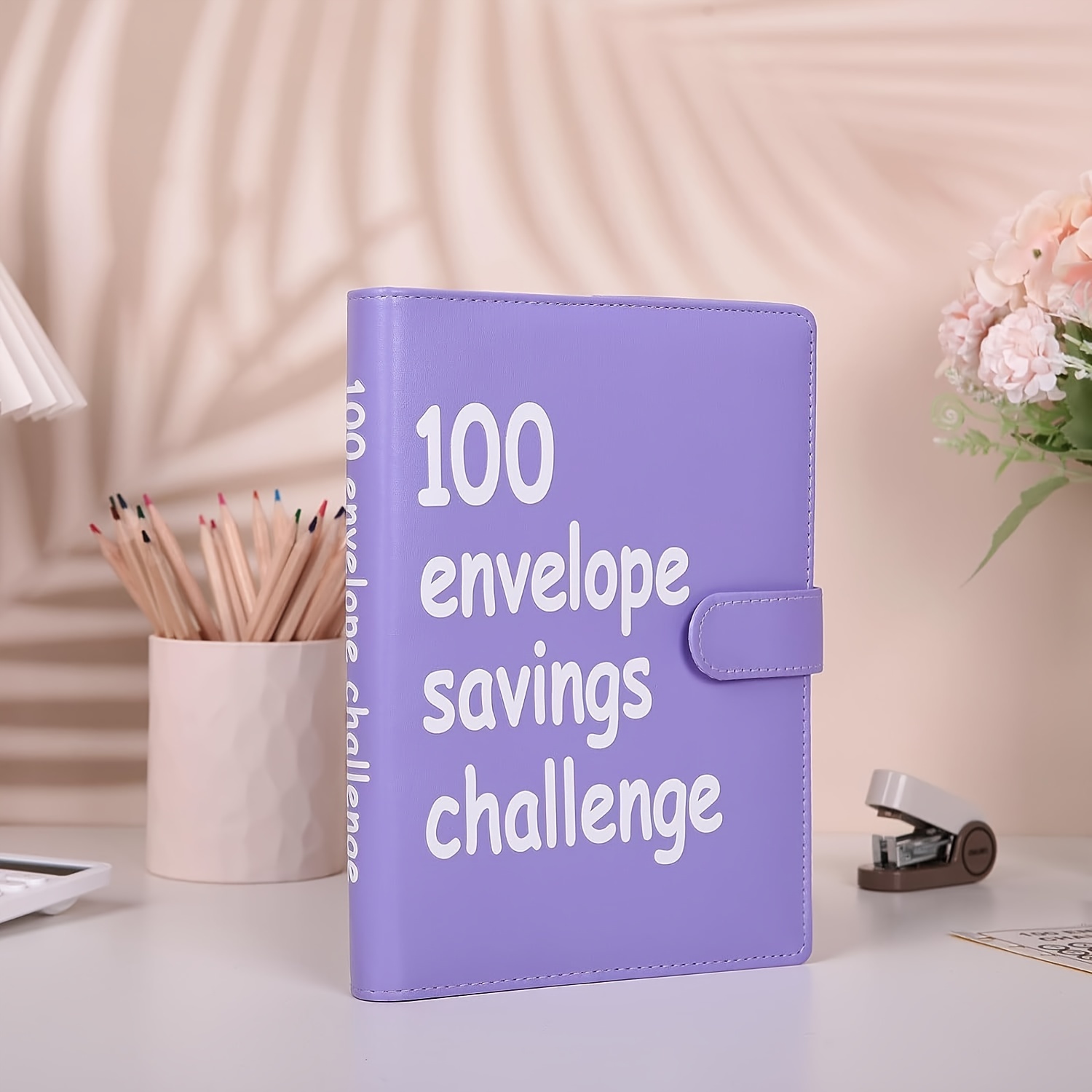 100 sobres Carpeta de desafíos para ahorrar dinero, libreta de