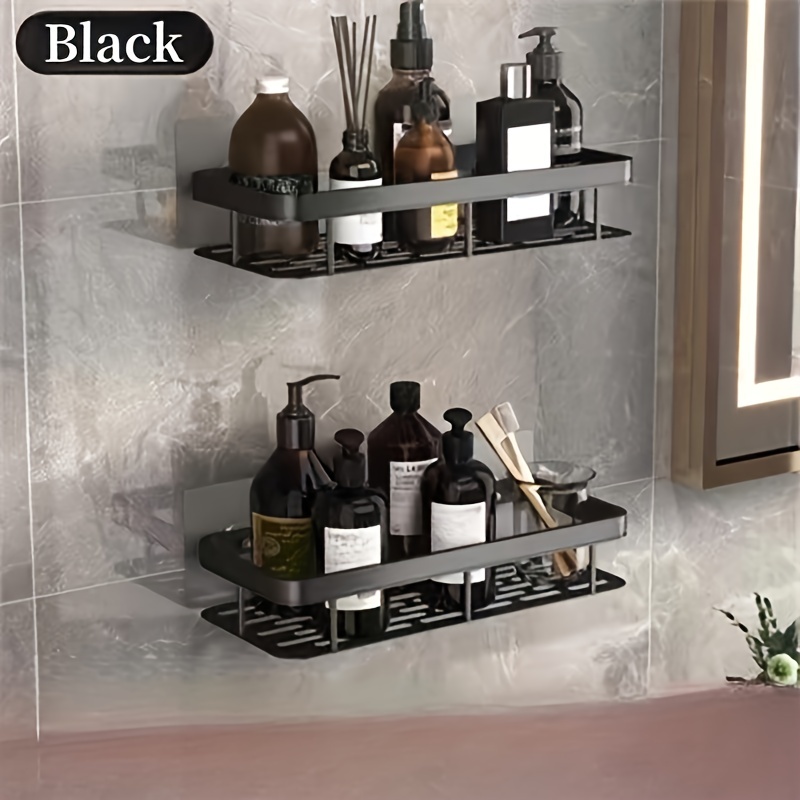 Aluminum Bathroom Rack Punch free Wall Sticky - Temu