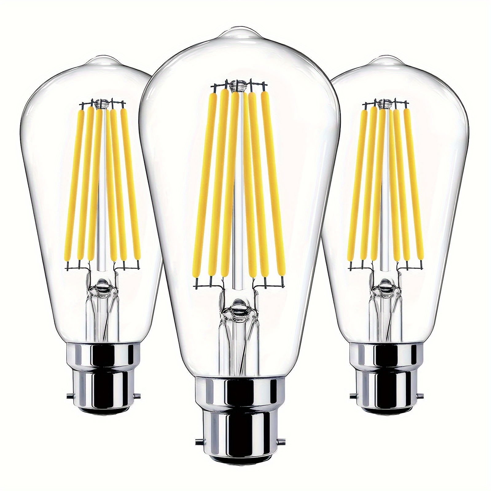 3 Ampoules LED E27 à intensité variable, LED SMD