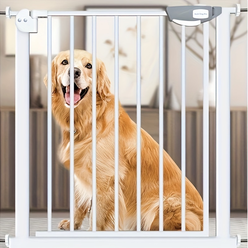 Corralitos Mascotas Puertas Seguridad Barandilla Metal - Temu